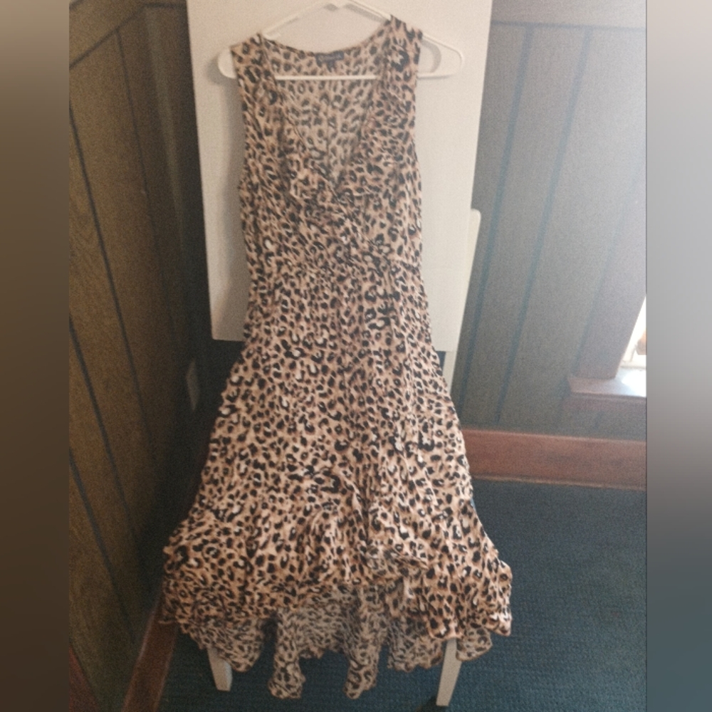 Women's small leopard print dreas